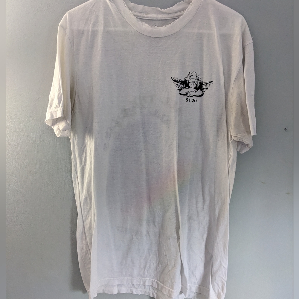 Boys Lie White Short Sleeve Tee Minimalist Design